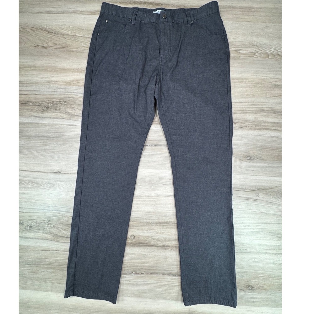 Johnnie-O Mens Atlantic 5-Pocket Pants‎ 36x32 Dark Navy Blue Straight Leg